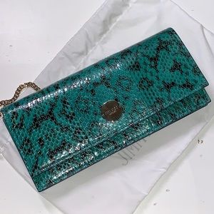 Jimmy Choo gloss elaphe shoulder bag/ clutch